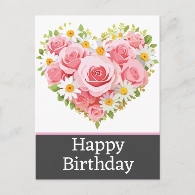 Happy birthday postcards (Front)