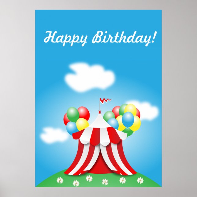 Happy birthday poster (Front)
