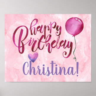 Happy Birthday. Poster