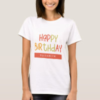 Happy Birthday Preppy Playful Fun Simple Greeting