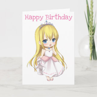 Happy Birthday Princess Card