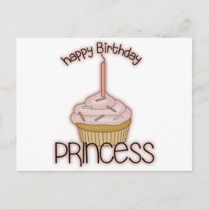 Happy Birthday Princess Postcard