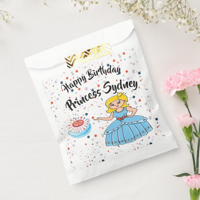 Happy Birthday Princesses Party Favour Bag (Sealed)