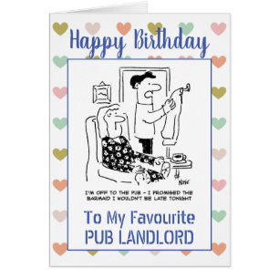 Happy Birthday Pub Landlord