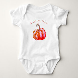 Happy Birthday Pumpkin T-shirt Baby Bodysuit