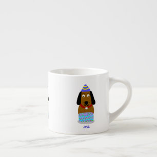 Happy Birthday Pup Espresso Mug