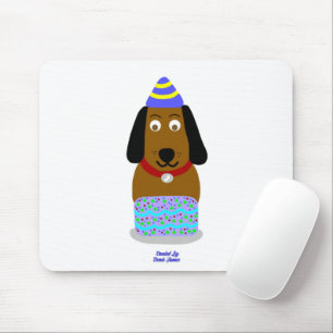 Happy Birthday Pup Mouse Pad