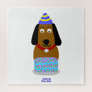 Happy Birthday Pup Puzzle (50.8 cm x 50.8 cm)