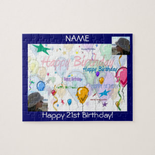 Happy Birthday Puzzle (Personalise w/Photos)