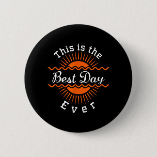 Happy Birthday Quote Sun Lover 6 Cm Round Badge