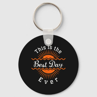 Happy Birthday Quote Sun Lover Key Ring