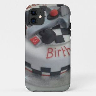 happy birthday racing car iPhone 11 case