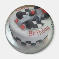 happy birthday racing car