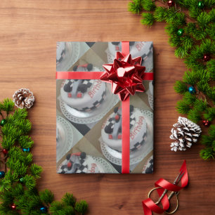 happy birthday racing car wrapping paper
