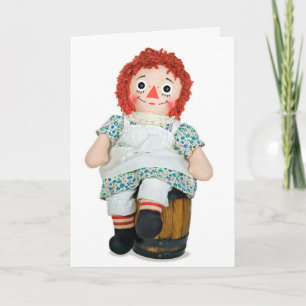 Happy Birthday Rag Doll Card