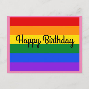 Happy Birthday Rainbow #1 Postcard