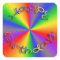 Happy Birthday Rainbow Stickers Template