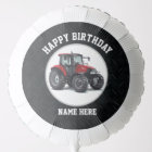 Happy Birthday Red Tractor Farming Birthday