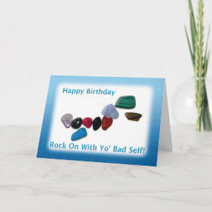 Happy Birthday Rock On Card