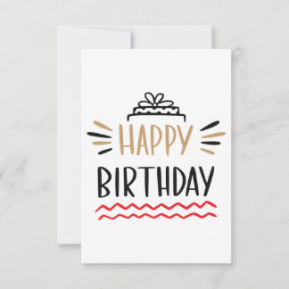 Happy Birthday RSVP Card