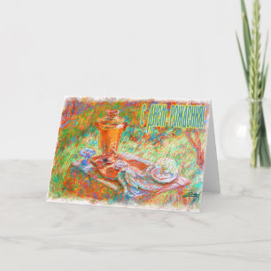 Happy Birthday Russian Card with a Samovar