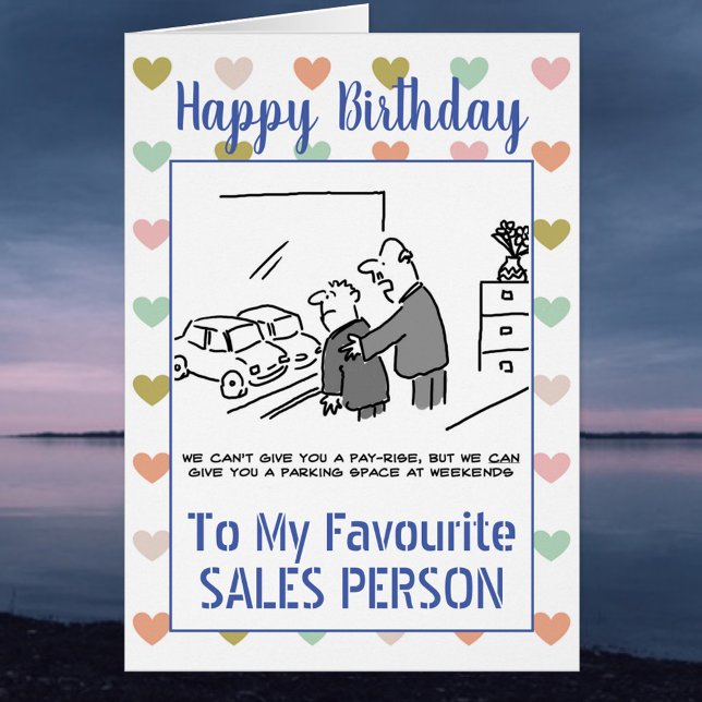 Happy Birthday Sales Person (Creator Uploaded)