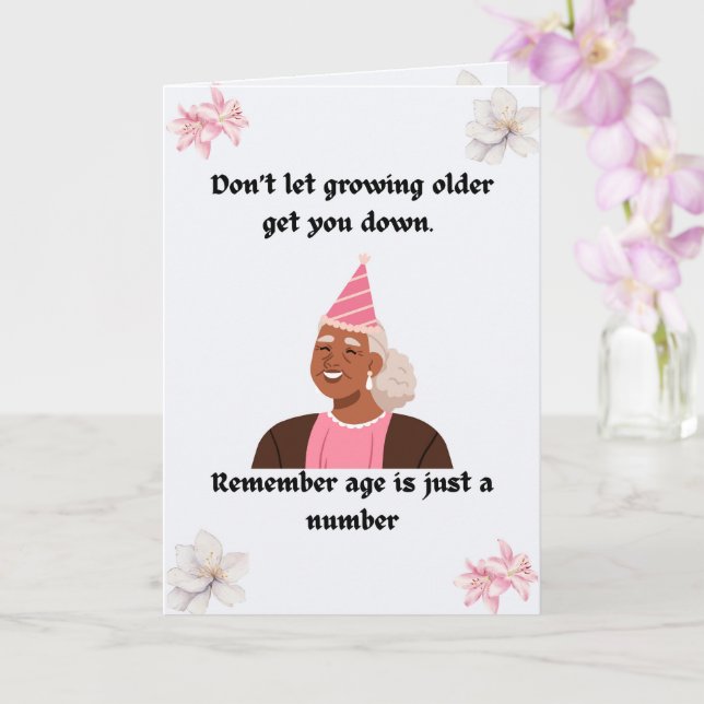 Happy Birthday Senior! Card (Orchid)