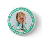 Happy Birthday Simple Modern Custom Photo