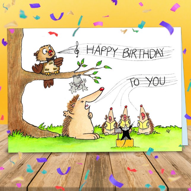 Happy Birthday Singers greeting  Card (Creator Uploaded)