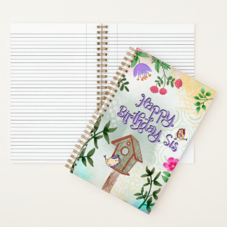 Happy Birthday Sis Notebook