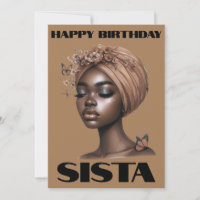 Happy Birthday Sista Black Girl Magic Melanin Love