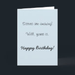 Happy Birthday Sister Amazing  Humour Funny Card<br><div class="desc">This design was created though digital art. It may be personalised in the area provide or customising by choosing the click to customise further option and changing the name, initials or words. You may also change the text colour and style or delete the text for an image only design. Contact...</div>