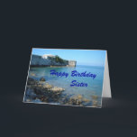 Happy Birthday Sister Card<br><div class="desc">This is the perfect Happy Birthday card for your Sister. May this Judeo Christian Blessing bring peace to your loved ones: "The Lord bless thee, and keep thee" Numbers 6:24, is on the inside top of the card. Fort St. Catherine is one of Bermuda's many forts and was constructed in...</div>