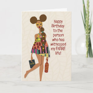 Happy Birthday - Sister Thank You Card