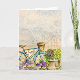 Happy Birthday Sister Watercolor Memories Card