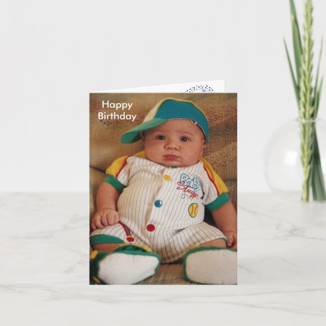 Happy Birthday, Slugger Card (Front)