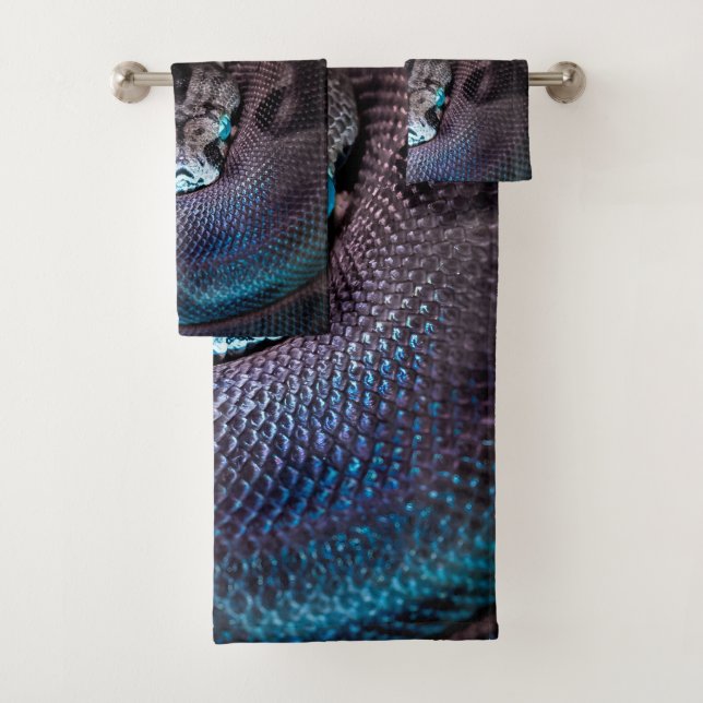 Happy Birthday Snake  Bath Towel Set (Insitu)