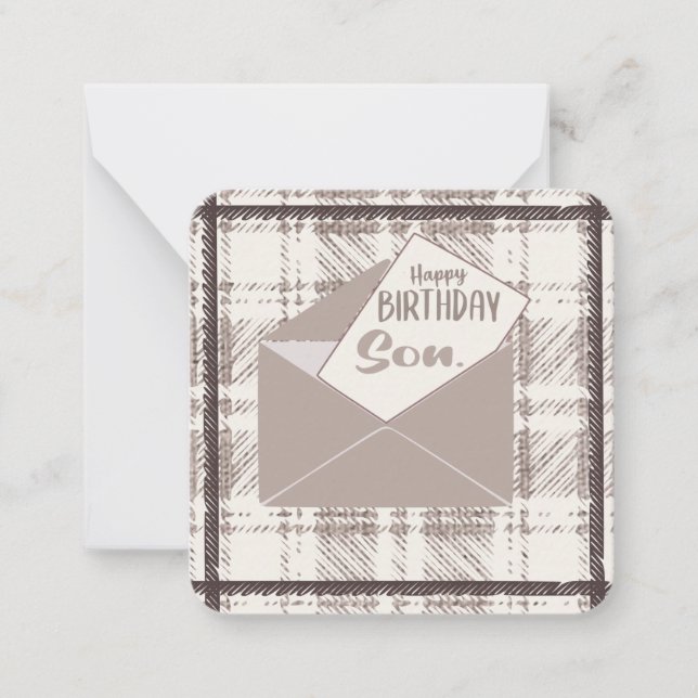 Happy Birthday Son Card (Front)