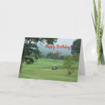 Happy Birthday Son Card<br><div class="desc">A Birthday Card,  for your Son  Golf Course on front</div>