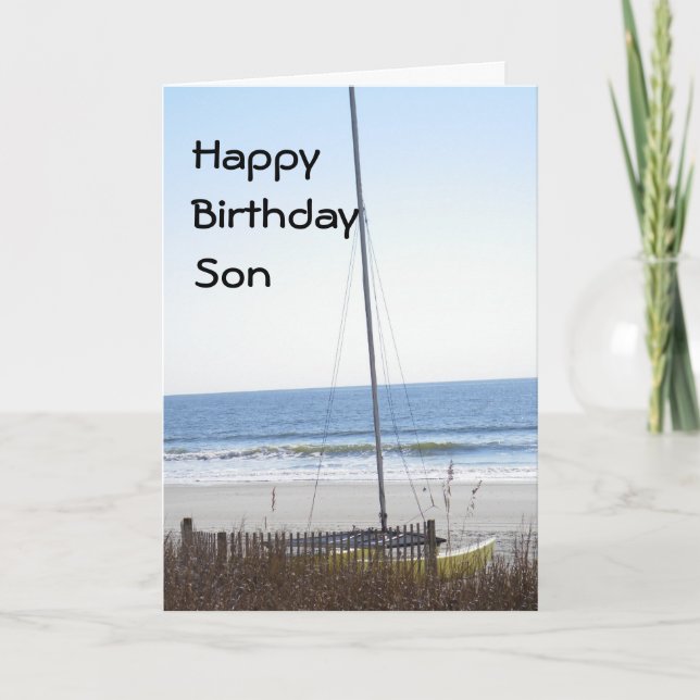 HAPPY BIRTHDAY ***SON*** ENJOY! CARD (Front)