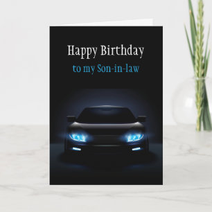 Happy Birthday Son-in-law New Car Exciting Card