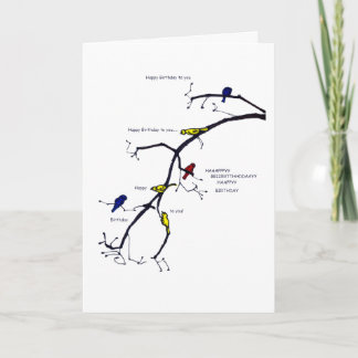Happy Birthday Song Card