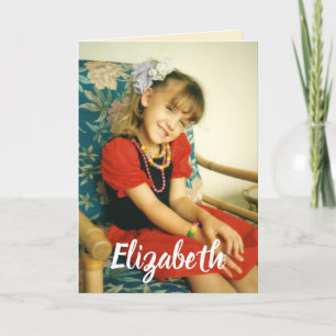 Happy Birthday special Granddaughter photo Card