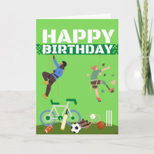 Happy Birthday - Sports Card