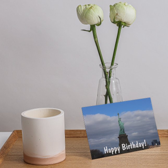 Happy Birthday Statue of Liberty NYC Card (Creator Uploaded)