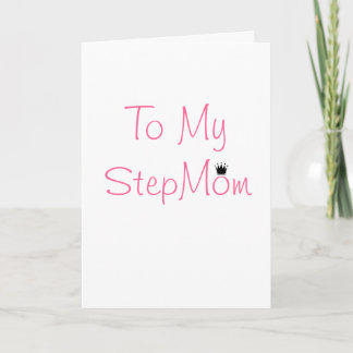Happy Birthday StepMom! Card