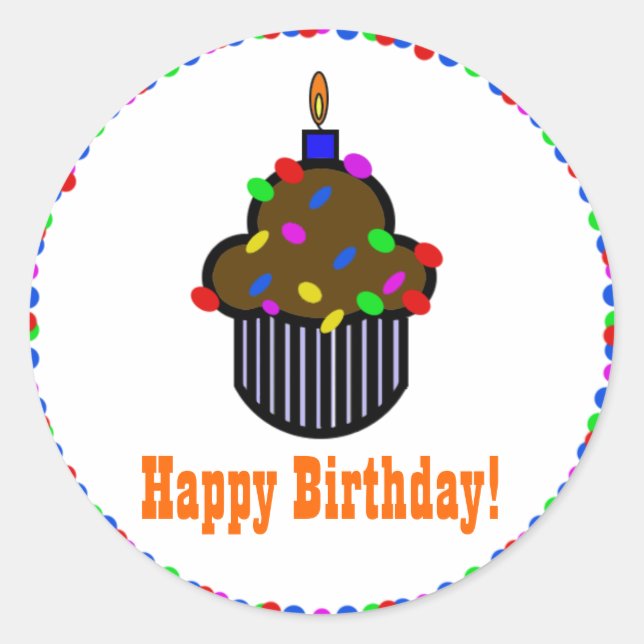 Happy Birthday! Sticker (Front)