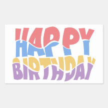 Happy Birthday Sticker