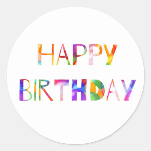 Happy Birthday Sticker