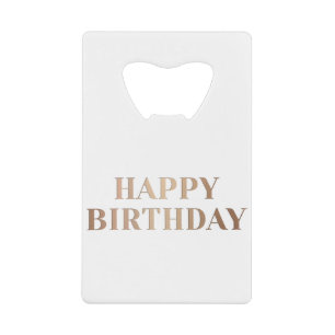 Happy birthday sticker typography in metallic